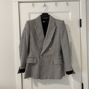 Brand new with tags Zara houndstooth blazer size L